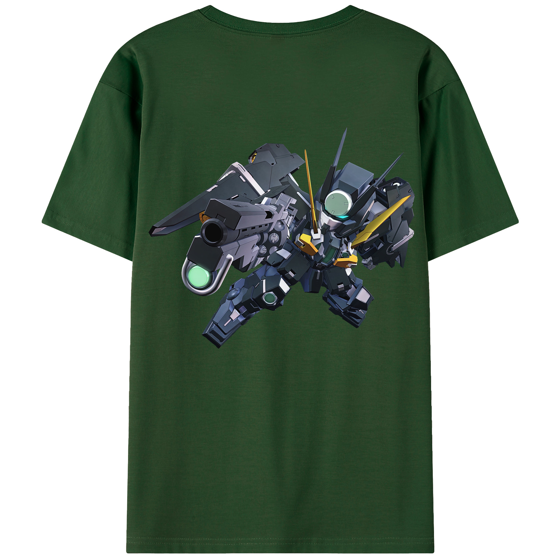 （画像用） 機動戦士ガンダム Mobile Suit Gundam 綿100％半袖Tシャツ（背面プリント）